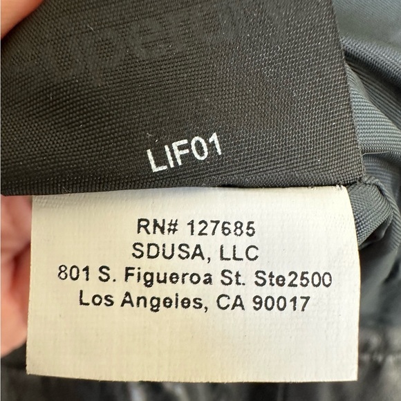 Superdry Ryan Biker Leather Moto Jacket Black Asymmetrical Zip Hip Buckle Size M - Picture 12 of 16